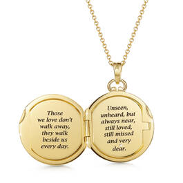 diamond feather remembrance locket UK DDEFL b two