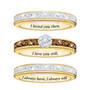 love always brown diamond ring set UK NPLABR b two