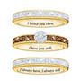 love always brown diamond ring set UK NPLABR b two