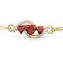 Love Always Garnet and Diamond Bangle, love always garnet and diamond bangle UK LAGDB2 b two
