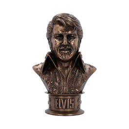 bronzed elvis presley statue UK BEPS a main