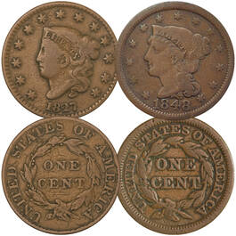 The Last Large US One Cent Coins LOC 2