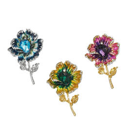 flower power brooch set UK FPBRS d four