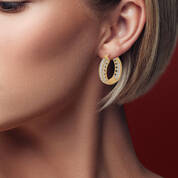 Endless Allure Inside Out Hoop Earrings 10319 0013 m model