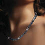 midnight spell black pearl necklace with UK MSPNE2 c three