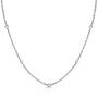 italian inarzo silver beaded necklace UK IISBN a main