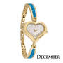 the personalised birthstone heart watch UK PHBW m thirteen