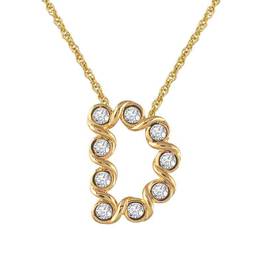 Simply Elegant Diamonisse Initial Pendant 6018 001 5 2