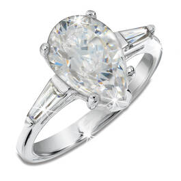 the perfect pear silver ring UK PEPR a main