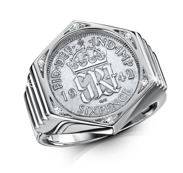 Sixpence ring cheap