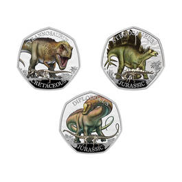 the complete dinosauria silver proof set UK DSPSA a main