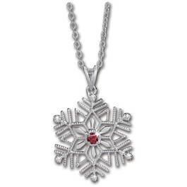 birthstone diamond snowflake pendant UK BDSP a main
