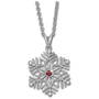 birthstone diamond snowflake pendant UK BDSP a main