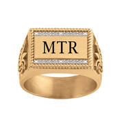 Royal Seal Mens Diamond Ring 11422 0015 b straight