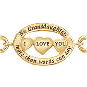 i love you granddaughter diamond bracele UK ILYGDB b two