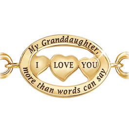 i love you granddaughter diamond bracele UK ILYGDB b two
