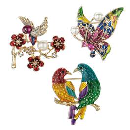 splash of colour crystal brooch set UK CCBRS a main