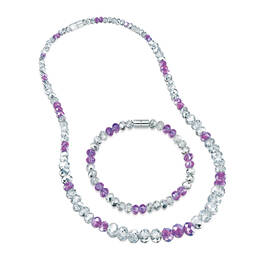 dazzling beaded birthstone set UK DBBS b feb