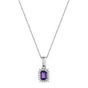 MYSTIC AMETHYST SILVER PENDANT UK MYAP a main