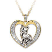 pawprints on my heart cat pendant UK POMHP a main