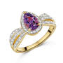 opulent diamond amethyst ring UK ODAR a main