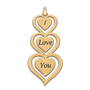 i love you forevermore diamond pendant UK DDILYP b two