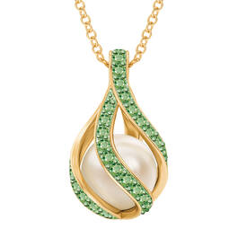 Loves Embrace Pearl Birthstone Necklace 10144 0014 h august
