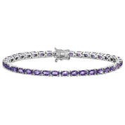 amethyst splendour silver tennis bracele UK ASSTB2 a main