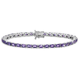 amethyst splendour silver tennis bracele UK ASSTB2 a main