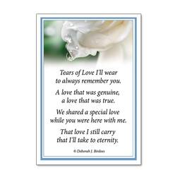 tears of love remembrance earrings UK TOLRE b two