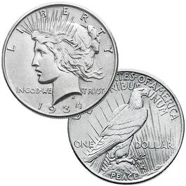 complete morgan peace silver dollars PMC b Coin