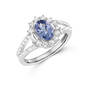 shimmering embrace tanzanite silver ring UK SETZR a main