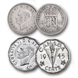 storming normandy d day coin set UK DDYC b two