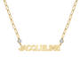 Personalized Dazzling Diamond Name Necklace 11109 0015 a main