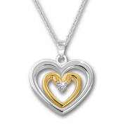 forever in my heart diamond pendant UK ADPENL2 a main