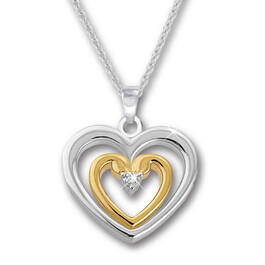forever in my heart diamond pendant UK ADPENL2 a main