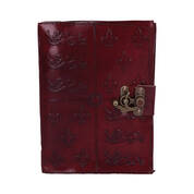 lockable leather journal set with free dragon penholder UK LLJS b two