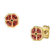 precious poppy ruby earrings UK PREPE b two