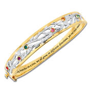 family tree birthstone bangle UK FTBB2 a main