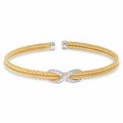 Golden Glamour Bracelet  Earring Set 6370 001 7 2