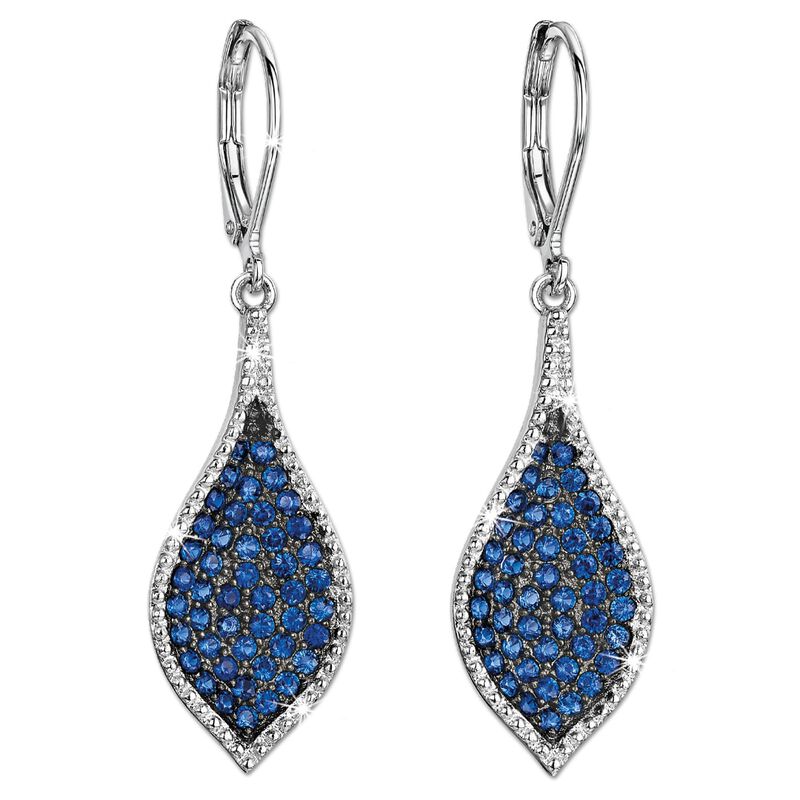 blue calla lily pendant earrings set UK BCLPS2 a main