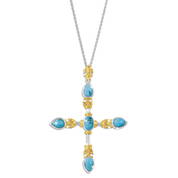 turquoise and silver cross UK TQSC a main