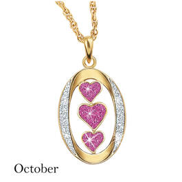my daughter i love you birthstone diamond pendant UK DILUBP2 j oct