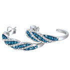 blue wave diamond earrings UK BWTE a main
