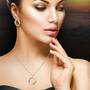 Goldaura Waves Pendant & Earring Set, Golden Waves Pendant Earring Set 6421 001 6 5