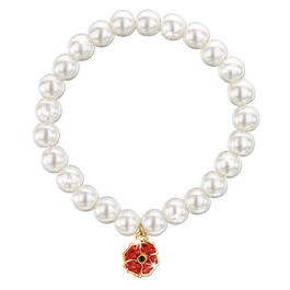 pearly poppy stretch bracelet UK PPOPB a main