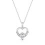 cz claddagh pendant UK CLAGP a main