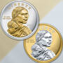 the platinum gold highlighted sacagawea  UK NPG a main