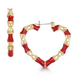 romance is red heart earrings UK RRHE b two