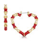 romance is red heart earrings UK RRHE b two